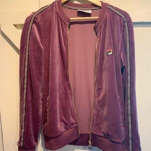 Fila Laina Velour Track Jacket